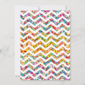 オーダカスタムースイートエメシンベビーシャワー招待状 招待状 (裏面)