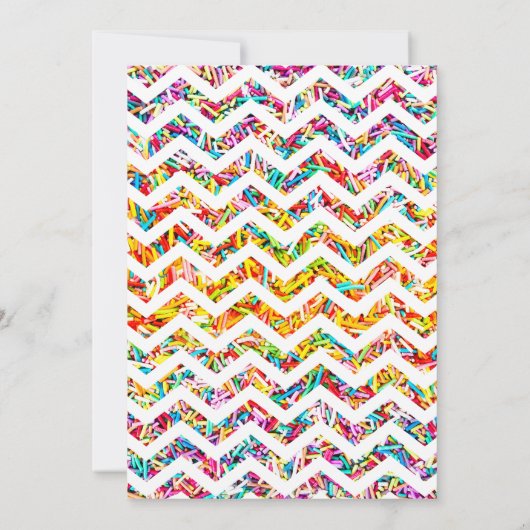 オーダカスタムースイートエメシンベビーシャワー招待状 招待状 (裏面)