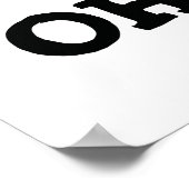 オーダムビーおもしろいバープン ポスター (角)