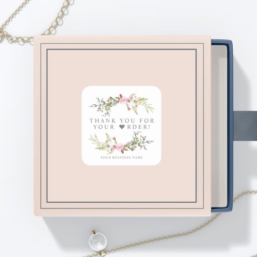 オーダーアーティザン記事ガーランドありがとう スクエアシール