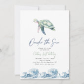 オーダーザシーカメ誕生日招待状 招待状 (正面)