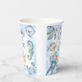 オーダーザシー |男の子1歳の誕生日かわいい海 紙コップ (右)