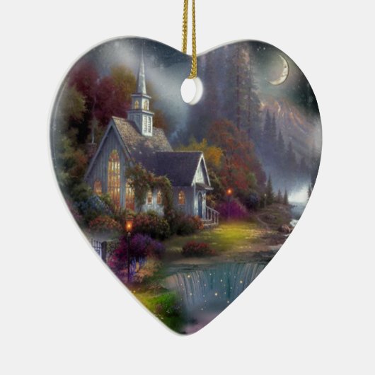 オーダーチャーチアートの家 セラミックオーナメント (右)