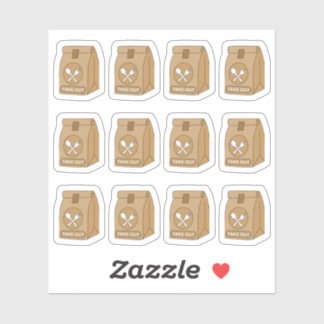 オーダーテイクアウト食品バッグ舞城プランナーカレンダー シール