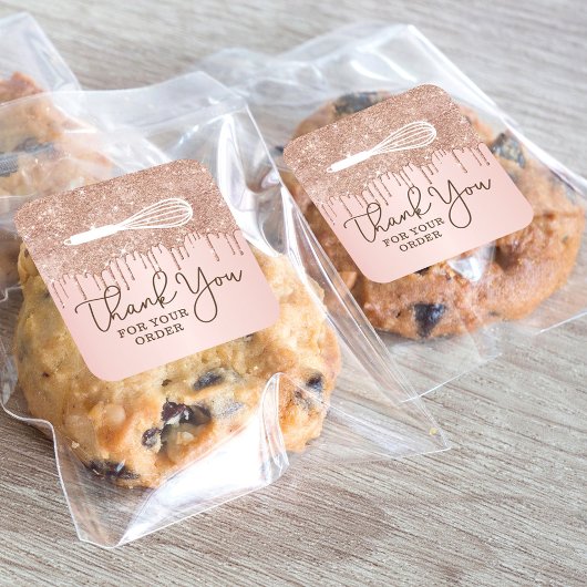 オーダーベイクウィスクグリッター ラウンドシール