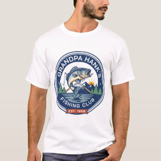 オーダーメイドおじいちゃんの釣りクラブ Tシャツ