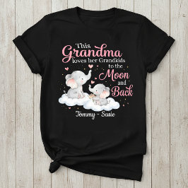 オーダーメイドおばあちゃん象Tシャツ Tシャツ