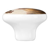 オーダーメイドかわいいペット猫ねこ犬写真テンプレート セラミックノブ (側面)