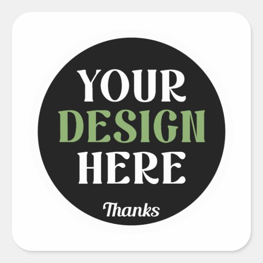 オーダーメイドでユニーク、洗練されたミニマルなハーシーのキスチョコレート スクエアシール (正面)