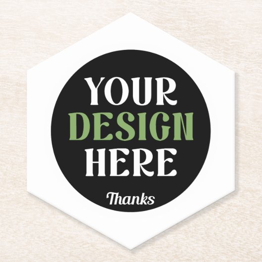 オーダーメイドでユニーク、洗練されたミニマルなハーシーのキスチョコレート ペーパーコースター (正面)