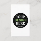 オーダーメイドでユニーク、洗練されたミニマルなハーシーのキスチョコレート 名刺 (正面)