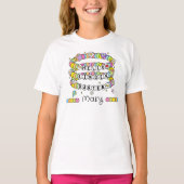 オーダーメイドのこんにちは幼稚園Tシャツ Tシャツ (正面)