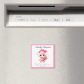 🎓 オーダーメイドのちびキャラ Bloom 卒業証書 マグネット (インサイチュ (食洗機))