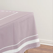 オーダーメイドのほこり染みたピンクのイニシャルテーブルクロス テーブルクロス (インサイチュ)