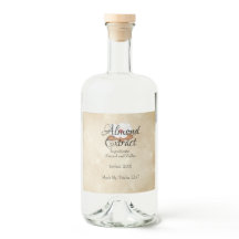 オーダーメイドのアーモンドエキスオイルラベル  -  個別対応