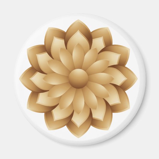 オーダーメイドのイスラム教式ウェディングマグネット マグネット (正面)