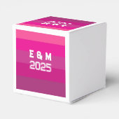 オーダーメイドのイニシャルと年 フェアボックス フェイバーボックス (裏面サイド)