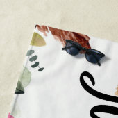 オーダーメイドのウェディングエンゲージメント ブライダルシャワー ビーチタオル (インサイチュ)