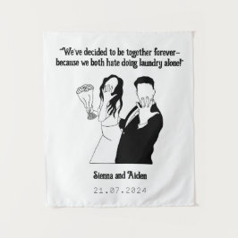 オーダーメイドのウェディングタペストリー タペストリー