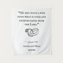 オーダーメイドのウェディングタペストリー タペストリー