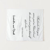 オーダーメイドのウェディングタペストリー タペストリー (正面(横))