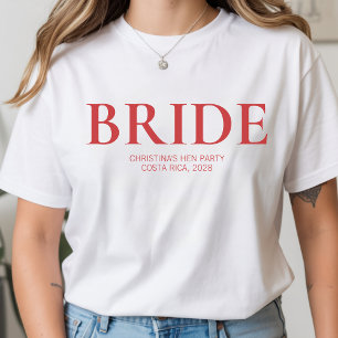 オーダーメイドのウェディングパーティー用Tシャツ 結婚式の記念品 Tシャツ