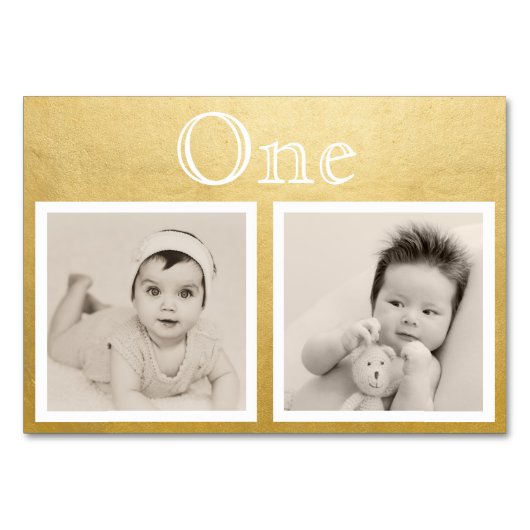 オーダーメイドのウェディングプランナーです。お二人の年齢に合わせたゴールドのテーブルナンバーを製作し テーブルナンバー (裏面)