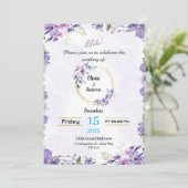 オーダーメイドのウェディング招待状デザイン 招待状 (スタンド正面)