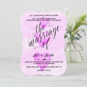 オーダーメイドのウェディング招待状　トラディショナルハート 招待状 (スタンド正面)