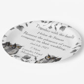 オーダーメイドのウェディング ペーパープレート (アングル)