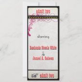 オーダーメイドのウェディング 招待状 (裏面)