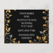 オーダーメイドのウェディング 案内ポストカード (正面)