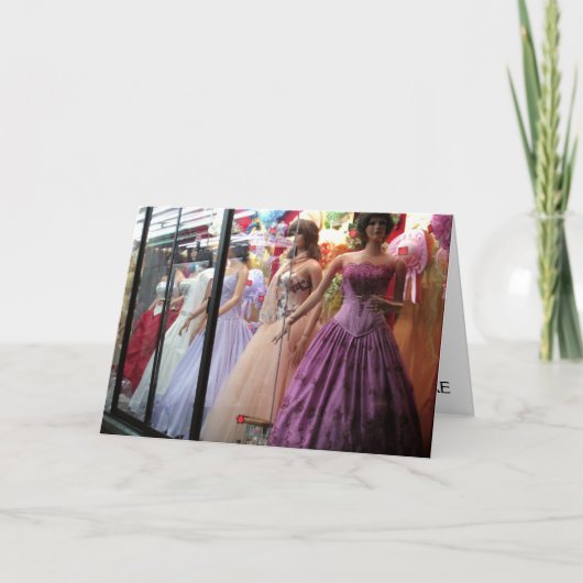 オーダーメイドのエンゲージメントカード カード (正面)