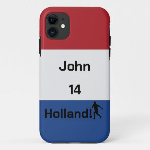 オーダーメイドのオランダ国旗フットボールギア iPhone 11 ケース