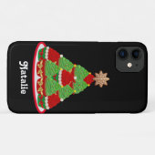 オーダーメイドのカップケーキツリー(赤と緑) Case-Mate iPhoneケース (裏面(横))