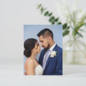 オーダーメイドのカップル結婚式の写真 エンクロージャーカード (スタンド正面)