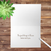 オーダーメイドのキスするカピバラカップルアニバーサリーカード サンキューカード