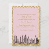 オーダーメイドのキンセアニエラ招待状 招待状 (裏面)