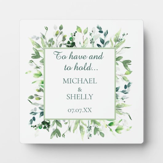 オーダーメイドのギフト！結婚式の卓上イーゼル フォトプラーク (正面)