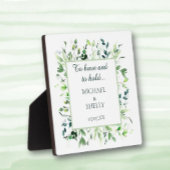 オーダーメイドのギフト！結婚式の卓上イーゼル フォトプラーク