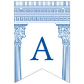 オーダーメイドのギリシャ神殿を飾る50歳の誕生日パーティー バンティングフラッグ (第3の旗)