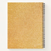 オーダーメイドのクマの水彩画 ノートブック (裏面)