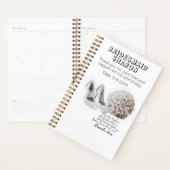 オーダーメイドのクリスチャン信仰のブライズメイドギフト プランナー手帳 (ディスプレー)