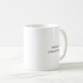 オーダーメイドのクリスマスマグカップにあなたの名前を入れよう コーヒーマグカップ (正面右)