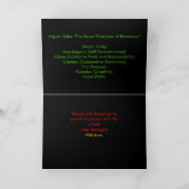 オーダーメイドのクワンザカード シーズンカード (内部)