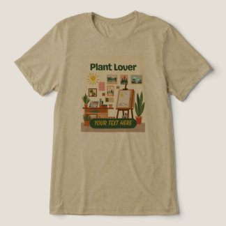 オーダーメイドのグリーンと創造的なワークスペースデザイン トライブレンドTシャツ