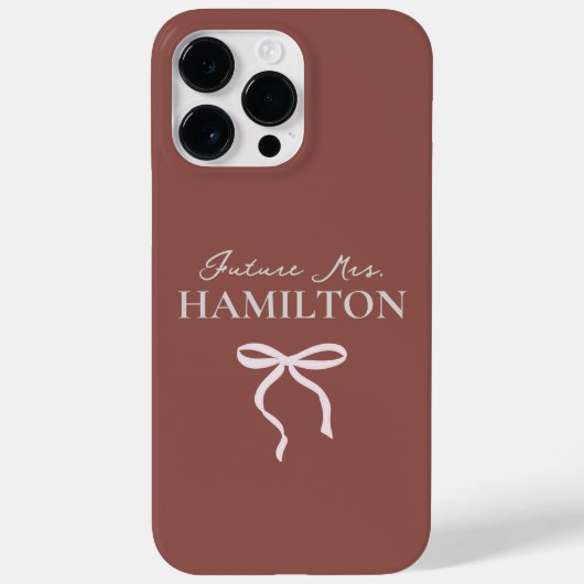 オーダーメイドのケース　エンゲージメントやブライズパーティーのギフトに Case-Mate iPhoneケース (裏面)