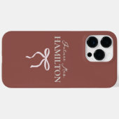 オーダーメイドのケース　エンゲージメントやブライズパーティーのギフトに Case-Mate iPhoneケース (裏面 (横))