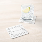 オーダーメイドのコースター スクエアペーパーコースター (インサイチュ)