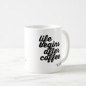 オーダーメイドのコーヒー コーヒーマグカップ (正面右)